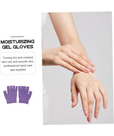 Healeved 1 Pair Gel Moisturizing Gloves Hand Lotions Lotion for Men Retaining Gloves Men Lotion Overnight Moisturizing Gloves Cotton Gloves for Men Dipping Purple Daily Use Miss Hand Gloves 15x11cm - Buy Online on GoSupps.com