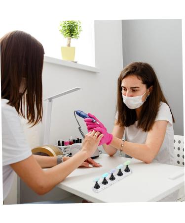 minkissy 2 Sets Nail Holder Professional Manicure Set Professional Manicure Kit Nail Art Practice Stand Nail Art Display Stand Crystal Display Stand Nail Practice Stand Nail Stand Metal 2.4X1.4X1.4CM Assorted Color 1 - Buy Online on GoSupps.com