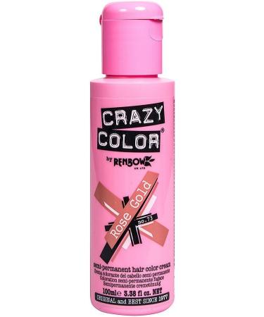  Krissell Crazy Color 2-Pack Hair Dye 100ml Rose Gold - Buy Online on GoSupps.com