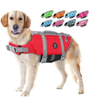 Emust dog chimney adjustable dog vest with rescue handling Dog chimney for small/medium/large dogs XS new red XS new red - Buy Online on GoSupps.com