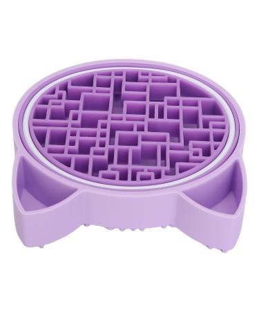 Cat Shaped Makeup Brush Cleansing Bowl - Skin Friendly & Durable Daily Use Mat (Purple) | Shop Internationally - Buy Online on GoSupps.com