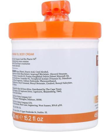  Skin Oil From Africa Bio-Pharm Oil Moisturizing Body Cream 450 ml - Buy Online on GoSupps.com