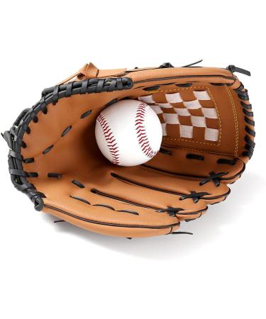 Premium PU Leather Baseball & Softball Gloves - 12.5 Training & Competition Gear for All Ages - Buy Online on GoSupps.com