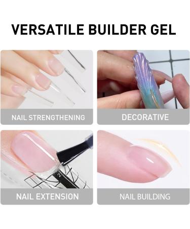 Beautilux Rose Builder Nails Gel 50g Soak Off Non-leveling French Extension Gel French Jelly Gel Extension for Nail Art BYCJ50-03 Rose - Buy Online on GoSupps.com
