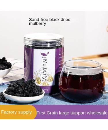 Zercumm Mulberry 250G Canned Super Sand-Free Dried Black Mulberry Dried Fruit Disposable Instant Sweet - Buy Online on GoSupps.com