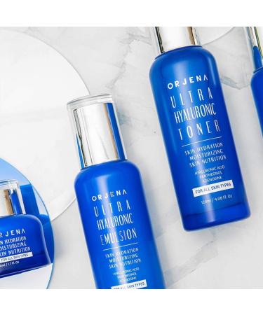 ORJENA Ultra Hyaluronic Emulsion Moisturizing Lotion - Skin Hydration Moisturizing Skin Nutrition Hyaluronic Acid Pantheonol Adenosine - for All Skin Types 100ml Net Wt - Buy Online on GoSupps.com