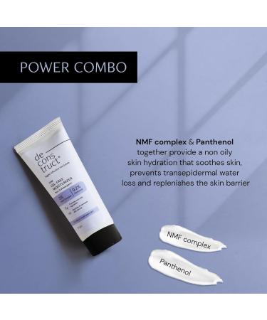 De-construct Oil-Free Moisturizer 50g | Lightweight Gel with 3% NMF & 0.2% Panthenol | Best Face Cream for Oily to Combination Skin - Buy Online on GoSupps.com