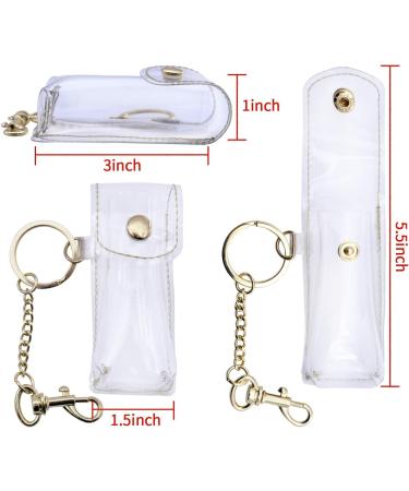 Buy Patty Both Fashionable Transparent Lipstick Key Holder | Portable Lip Balm Holder with Key Rings - International Shipping Available! - Buy Online on GoSupps.com