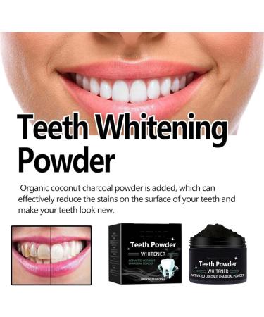 Natural Charcoal Teeth Whitening Powder | Coconut Activated Carbon for Bright White Teeth | Eco-Friendly Tooth Whitening Solution - Buy Online on GoSupps.com
