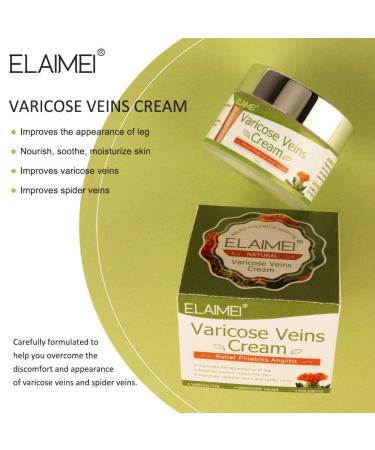 Varicose Veins Cream 50g Effective Relief for Spider Veins & Varicose Veins | Legs Care Ointment for Smooth Skin - Buy Online on GoSupps.com