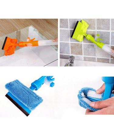 Glass Wiper - Double-Sided Window Scraper Cleaner Glass Cleaner Wiper Windshield Cleaner Brush for Window Shower Floor Car Home/Office Glass - Buy Online on GoSupps.com