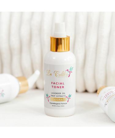 Rehydrate Facial Toner for Women | Hypoallergenic Vegan Acne Solution | Hydrating Witch Hazel & Hyaluronic Acid | 4 Oz Pore Minimizer - Buy Online on GoSupps.com