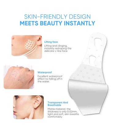90 Pieces Face Lifting Tape - Invisible Thin Adhesive Stickers for Instant Facelift & Makeup Tool to Hide Facial Folds - Buy Online on GoSupps.com
