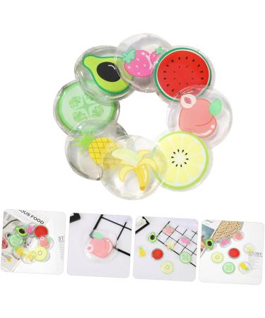 FRCOLOR 8 Pieces Eye Cooling Gels Cold Eye Pads Ice Eye Patches Cooling Package For Eyes Cooling Eye Pack Treatment Package For Eye Gel Gel Eye Protection Summer PVC Fruit - Buy Online on GoSupps.com