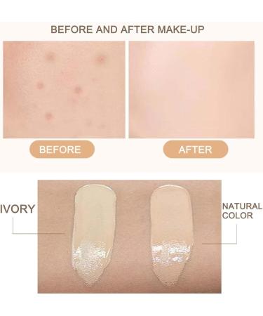 Arbitrbilogy Foundation Arbitrbilogy Air Cushion CC Cream Air Cushion Cc Cream Foundation Waterproof Oil Control Long-Lasting BB Cream Face Concealer Cream Foundation (Natural) - Buy Online on GoSupps.com