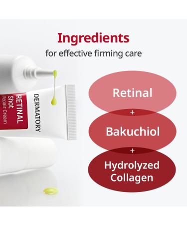 DERMATORY Retinal Shot Firming & Repair Cream - Pore-Tightening Smoothing Moisturizing | Buy Internationally - Buy Online on GoSupps.com