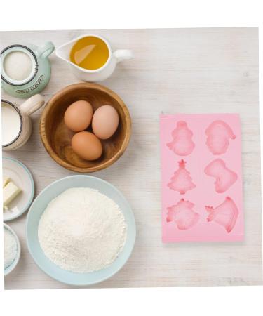 MAGICLULU 5pcs Fruit Cake Mold Clay Molds Silicone Bakeware Biscuit DIY Mould Baking Mold Dessert Mould Non Stick Candy Mold Santa Cake Mold Non Stick Fondant Mold Sample Silica Gel Popsicle 32X18CMx5pcs - Buy Online on GoSupps.com