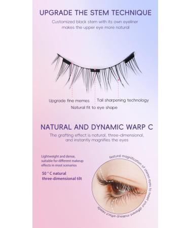 Wasado Magnetic Eyelashes Wasado Soft Magnetic Eyelashes Natural Look Wasado Magnetic Eyelashes No Glue Wasado Magnetic Eyelashes Velvet Black Reusable Magnetic Eyelashes (2*EM02) - Buy Online on GoSupps.com