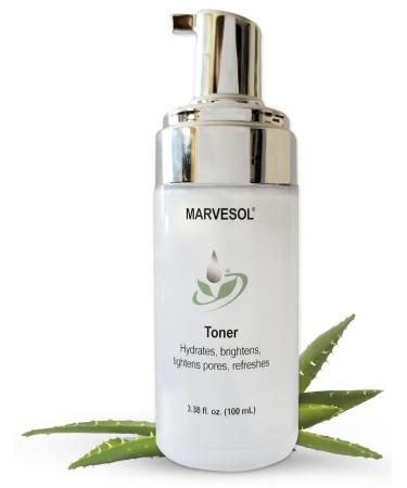 Alcohol Free Hydrating Face Toner for Rosacea - Gentle Vegan Daily Facial Toner with Aloe Vera for All Skin Types - Great for Rosacea - Cleanse & Tighten Pores - Paraben & Sulfate Free