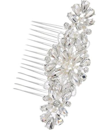 DOITOOL 1pc Flower Side Hair Comb Teasing Combs for Women Hair Combs for Women Accessories Rhinestone Hair Comb Pearl Hair Comb Pearl Inlaid Hair Comb Hair Piece Wedding Bride - Buy Online on GoSupps.com