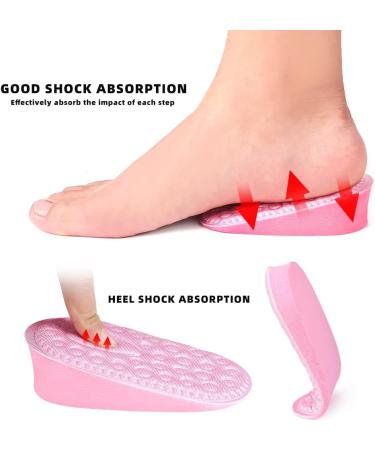 Invisible Adjustable Shoe Lifts Heel Height Insoles (1.4 inch) - 2 Pairs for Women's Sneakers, Boots, and Casual Shoes - Buy Online on GoSupps.com