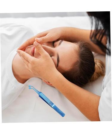 HONMEET Eyelid Tweezers Metal Meibomian Expressor Eyelid Forceps Eyelid Tweezer for Women Meibomian Gland Tweezers Women Beauty Tool Women Eyelid Tweezer Skin Care Woman Titanium Alloy 10.80X1.00X0.70CM Blue - Buy Online on GoSupps.com