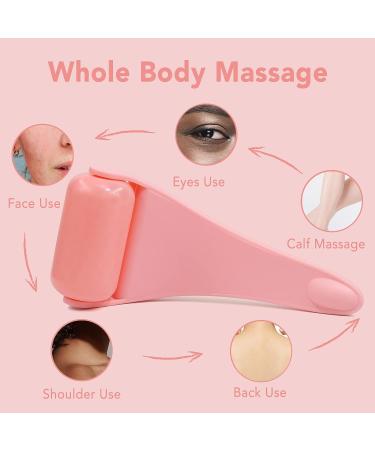 Huefull Ice Roller for Face with 2 Rollers and Gua Sha Facial Tools - Reduce Puffiness, Redness & Migraine Relief - Buy Online on GoSupps.com