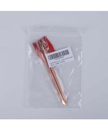 FANDAMEI UV Gel Nail Polish Remover Kit - Cuticle Pusher & Gel Polish Scraper Set for Manicure Pedicure - Dual Head Nail Scraper in Rose Gold - Buy Online on GoSupps.com