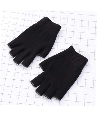 minkissy 1 Pair Black Fingerless Gloves Black Gel Spa Gloves Moisturizing Gloves Moisturizing Hand Gloves Whitening Glove Gel Gloves Mositurizing Fingerless Glove Apparel Simple - Buy Online on GoSupps.com