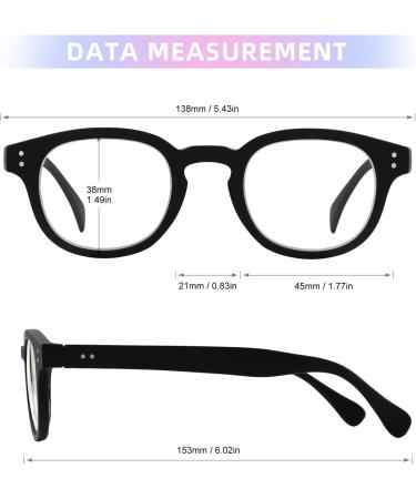 JOOX Vintage Reading Glasses | Spring Hinges | Blue Light Filter | Unisex 2.0x Reading Aid | International Shipping - Buy Online on GoSupps.com