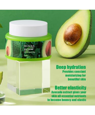 BIOAQUA Elasticity Avocado Extract Bouncy Face Moisturizing Cream Soothing Facial Dry Skin Hydration 50g / 1.76fl.oz - Buy Online on GoSupps.com