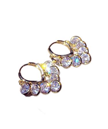 Earrings for Women Ladies Earrings Earring Super Charm Rhinestone Temperament Fashion Engagement Ear Stud for Lady Wedding Pendant Fashion Earrings Earrings for Women