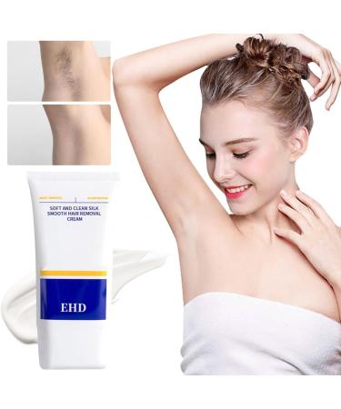 EHD Hair Removal Cream Ehd Intimate Hair Removal Cream Hair Removal Cream For Women & Men Painless Hair Remover Cream Depilatory Cream For Sensitive Skin Face Legs Private Part (2pcs) - Buy Online on GoSupps.com