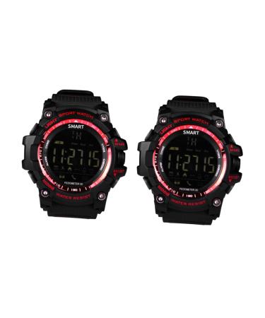 Besportble Band Band Heart Reveal Heart frequency sleeping monitor Schridmeller Sleep monitoring bracelet Hear frequency-sleep monitoring clock Health monitoring call fitness tracker medium red red