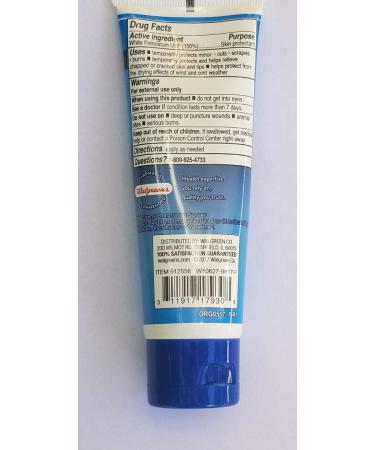 Walgreens Petroleum Jelly Tube Unscented 2.5 oz 2pk - Hydrating Skin Care Solution - Buy Online on GoSupps.com