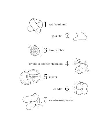 Pinch Provisions Self Care Advent Calendar - 7 Spa Essentials for Women | Perfect Gift for Birthdays Bachelorette Parties & Slumber Parties - Buy Online on GoSupps.com