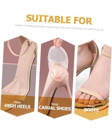 NOLITOY 12 Pairs Arch Support Forefoot Pads for Women - Comfortable Silicone Heel Protectors & Gel Insole Cushions for Heels & Metatarsal Support - Perfect for All-Day Comfort - Buy Online on GoSupps.com