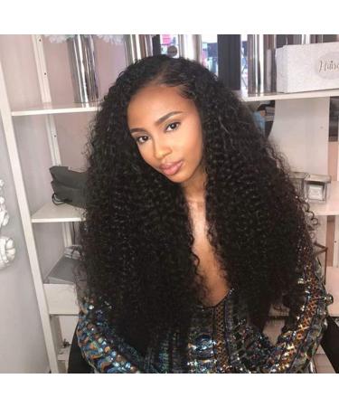 20-Inch Curly Lace Front Wig - Real Brazilian Hair 130% Density Perfect for Black Women - Buy Online on GoSupps.com
