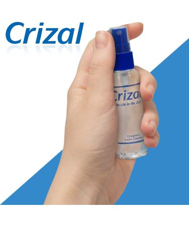 Crizal Eye Glasses Cleaning Spray - Doctor Recommended Lens Cleaner for Anti Reflective Lenses - 2oz Spray, 4 Pack - Buy Online on GoSupps.com