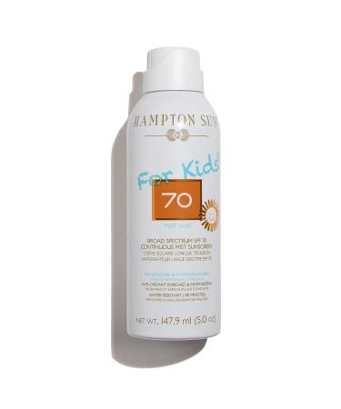 Hampton Sun SPF 70 Kids Continuous Mist Sunscreen 5 oz | Broad-Spectrum Protection - Buy Online on GoSupps.com