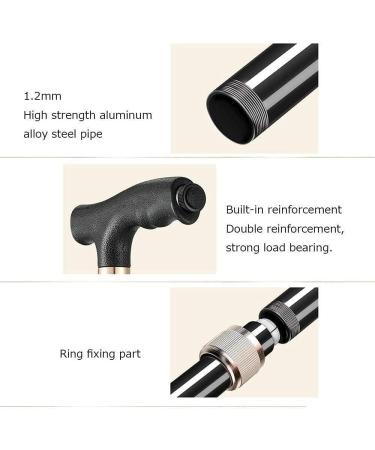 Canes Aluminum Alloy Walking Stick Lightweight Four-Legged Anti-Slip Elderly Walker Height Adjustable Cane with LED Lights for Women Man Outdoor Travel Walking Crutches Journey - Buy Online on GoSupps.com