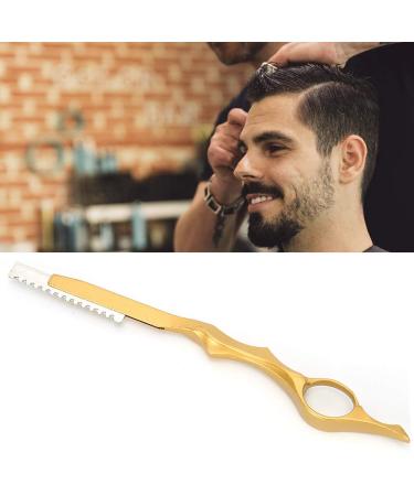 Premium Gold Hair Texturizing & Thinning Razor | Feather Styling for Perfect Cuts - Buy Online on GoSupps.com