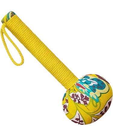 Buy Wermension Handheld Massage Hammer - Full Body Wormwood Massager | 26cm Yellow Tool for Relaxation & Pain Relief - Buy Online on GoSupps.com