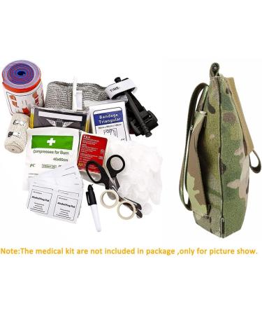 KRYDEX Tactical Blow Out Kit Bag - MultiCam IFAK Pouch with MOLLE and Belt Loop - Buy Online on GoSupps.com