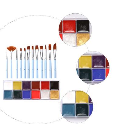 Shop Lurrose Children's Party Face Paint Brush Set - Colorful Body Art & Makeup for Kids - Aqueous Cosmetic Oil with Soft Artificial Fiber Wool - Buy Online on GoSupps.com