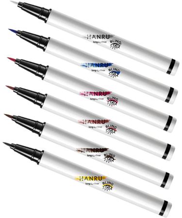 FOMIYES 24 Pcs Eye Liner Pencils Pink Eyeliner Colored Eyeliner White Liquid Eyeliner Girl Abs Template Miss - Buy Online on GoSupps.com