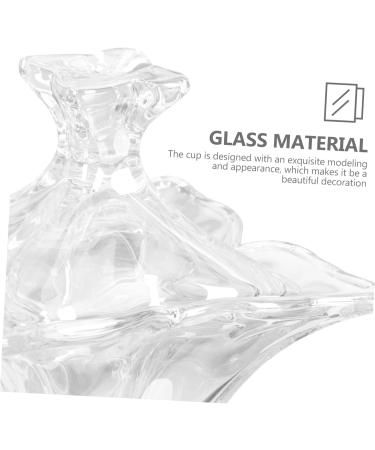 POPETPOP 1pc Nail Art Crystal Cup Clear Glass Danpen Dish To Go Plates with Lids Dappen Dish Cup Acrylic Nail Brush Nail Tools Nail Liquid Clear Cups Glass Cups Manicure Tool Care Art Plate 9x9cm Assorted Color - Buy Online on GoSupps.com