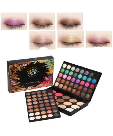 Buy OW Shadow Palette: 80 Waterproof Eyeshadows + 15 Rouge & Concealer - Premium Colorful Makeup Set for Stunning Looks - International Shipping Available - Buy Online on GoSupps.com
