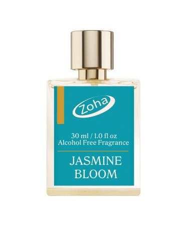 Zoha Jasmine Bloom Oil Perfume for Women & Men Roll On Perfume Oil and Jasmine Perfume Spray Alcohol Free Skin Moisturizing Jasmine Oil Perfume 1 Fl Oz (Pack of 1)