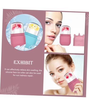 Unicorn Ice Tray Face Massager | Silicone Ice Roller for Skin Care | Facial Roller Tool - Pink 10.7x5.4x5CM - Buy Online on GoSupps.com